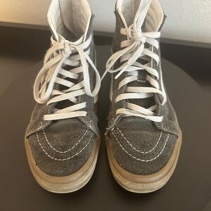 Vans Gray High-Top Kids Sneakers